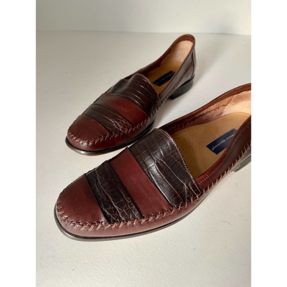 Men’s Giorgio Brutini Brown Italian Leather Loafer Size 13D